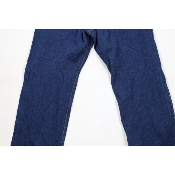 Vintage 90s Lee Mens Size 32x36 Faded Straight Leg Denim Jeans Blue Cotton USA